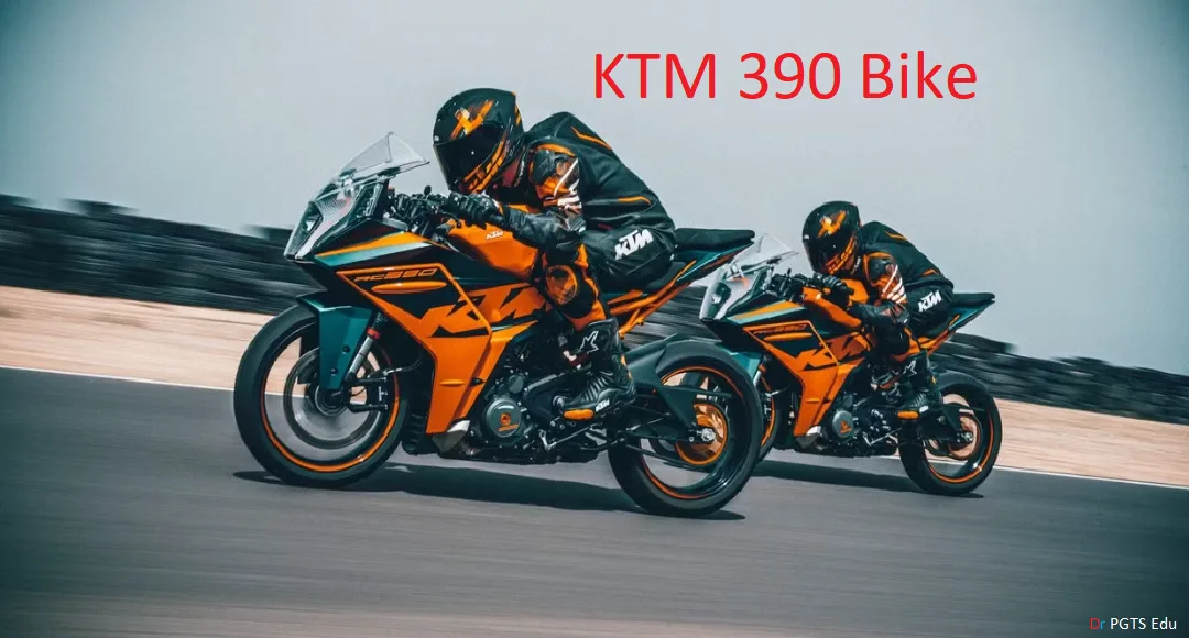 KTM 390 bike features