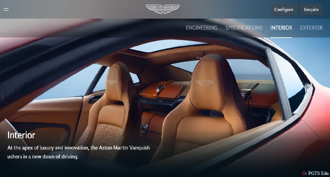 Aston Martin Vanquish 2025 Interior