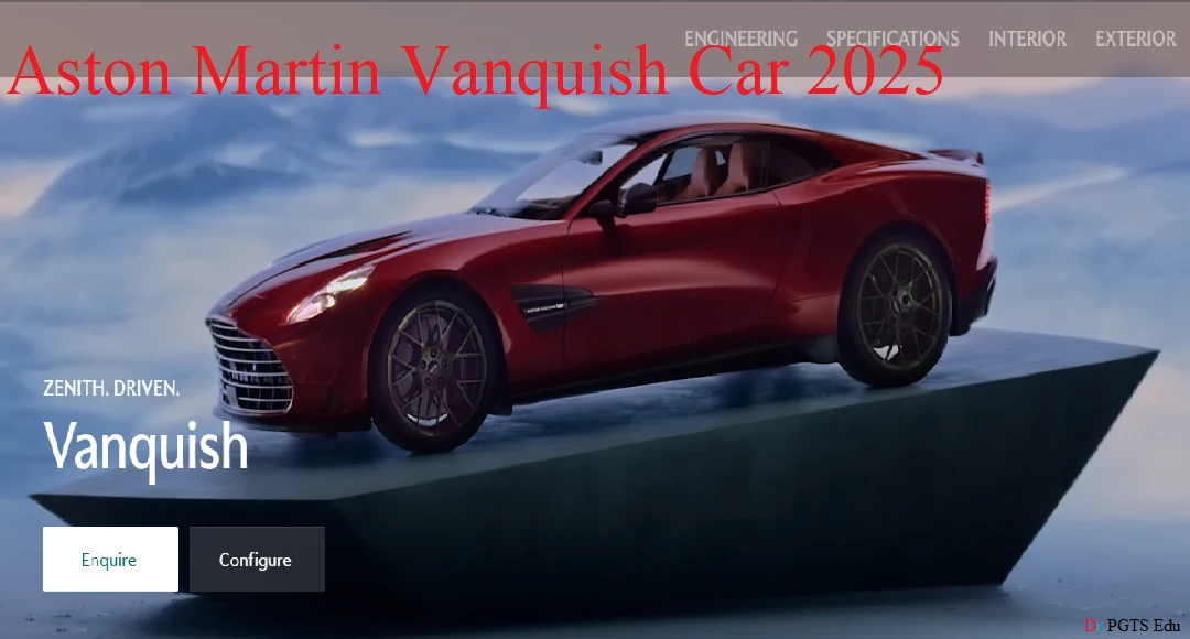 Aston Martin Vanquish 2025 features