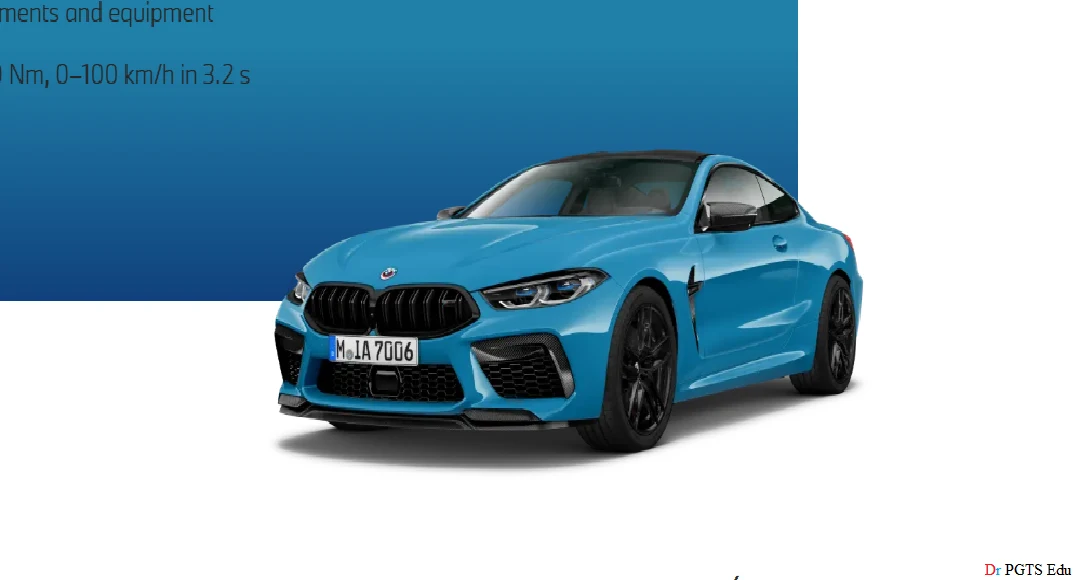 BMW M8 Car Price