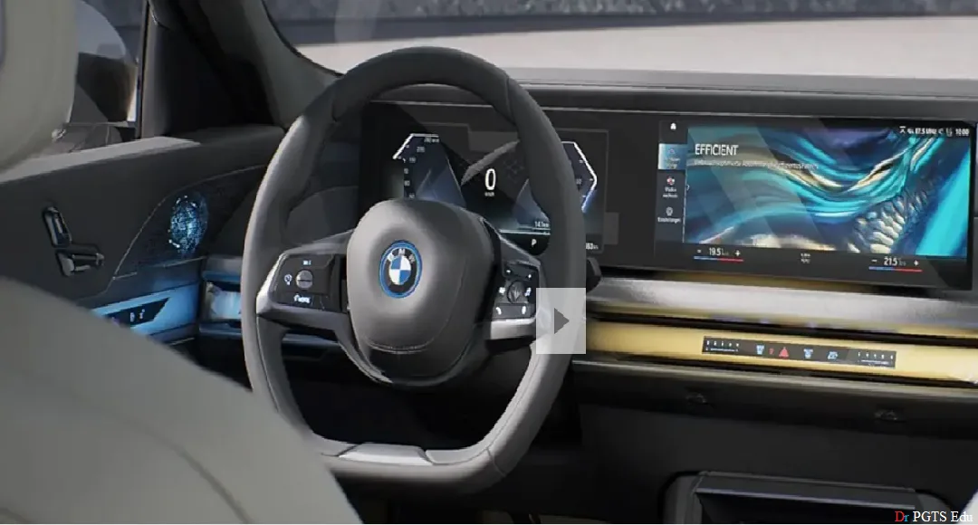 BMW i7 car Interior