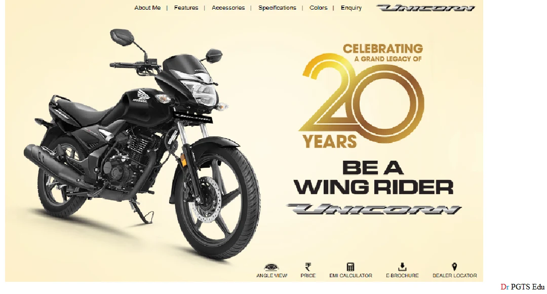 Honda CB Unicorn features