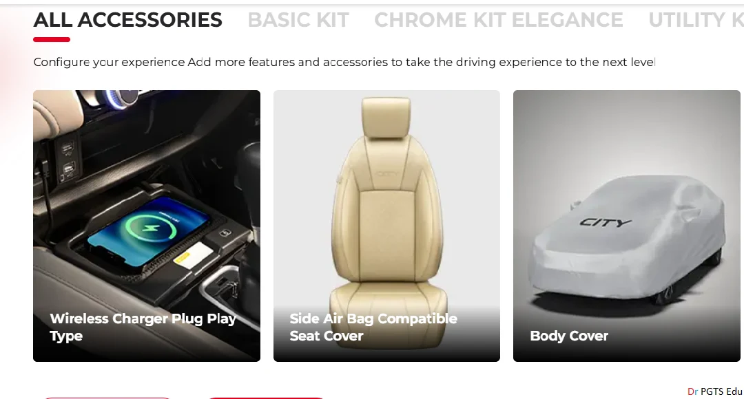 Honda City interior