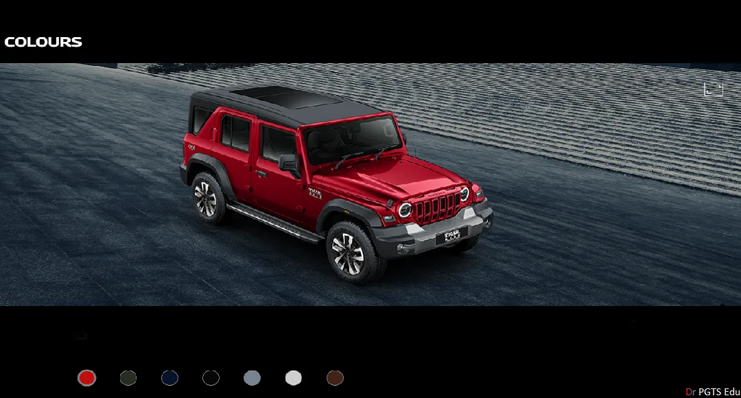 Mahindra thar roxx Price