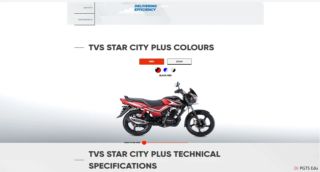 TVS Star city Price