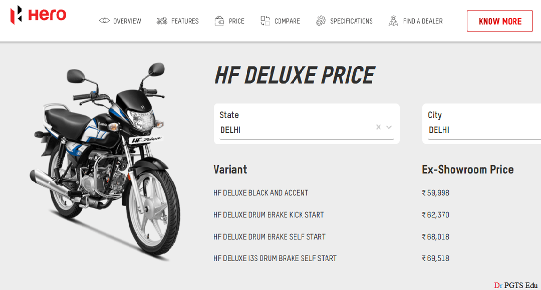 hero hf deluxe Variant