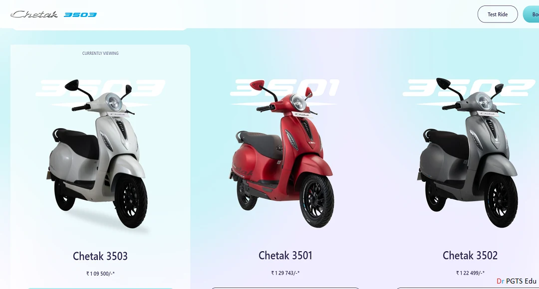 Bajaj Chetak 3503 Scooter Price