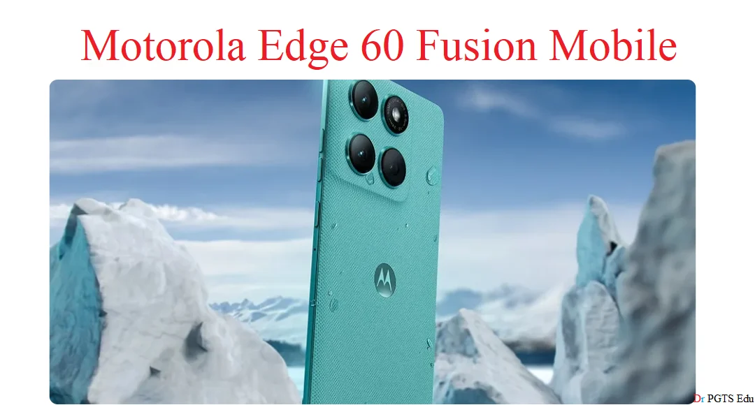 Motorola Edge 60 Fusion Camera