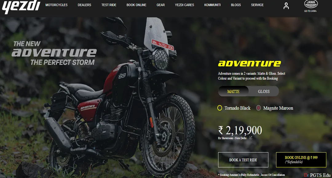 Yezdi Adventure Launch Date
