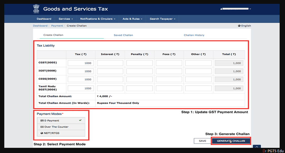 GST Payment