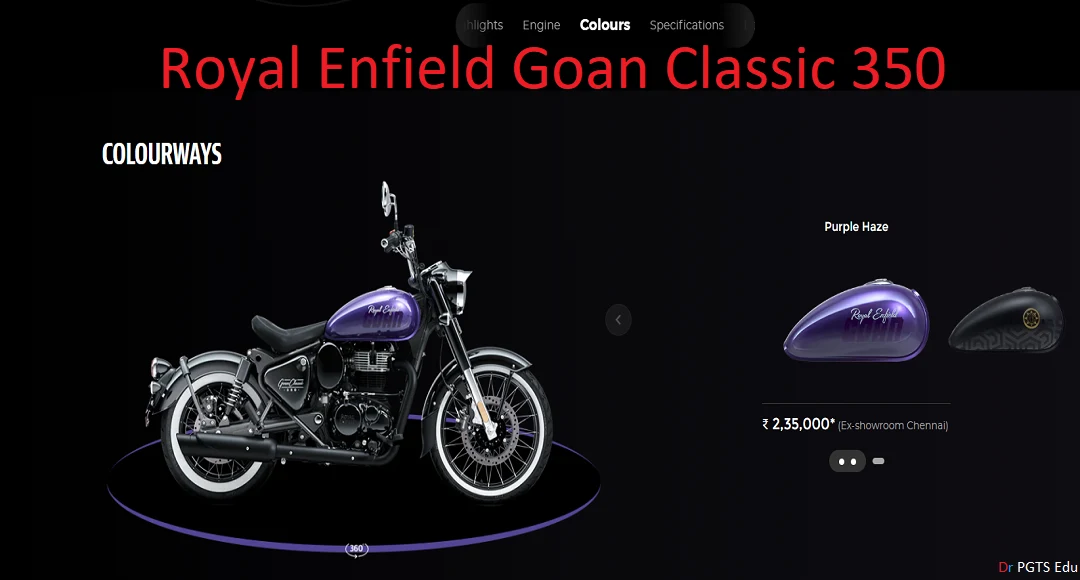 Royal Enfield Goan Classic 350 Features