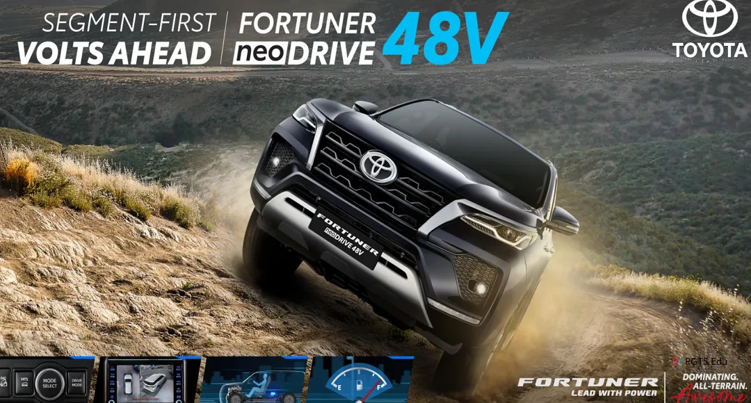 Toyota Fortuner Legender Mild Hybrid Features