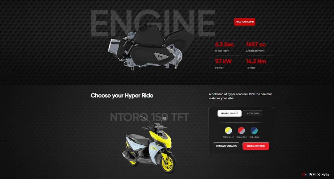 TVS Ntorq 150 Price