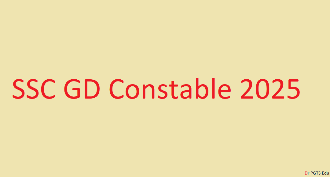 SSC GD Constable 2025