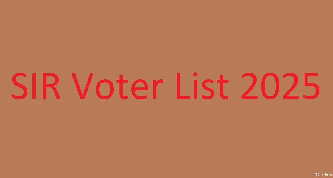 SIR Voter List 2025