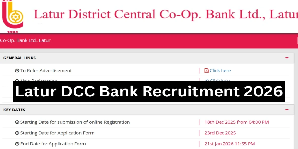 Latur DCC Bank Recruitment 2026
