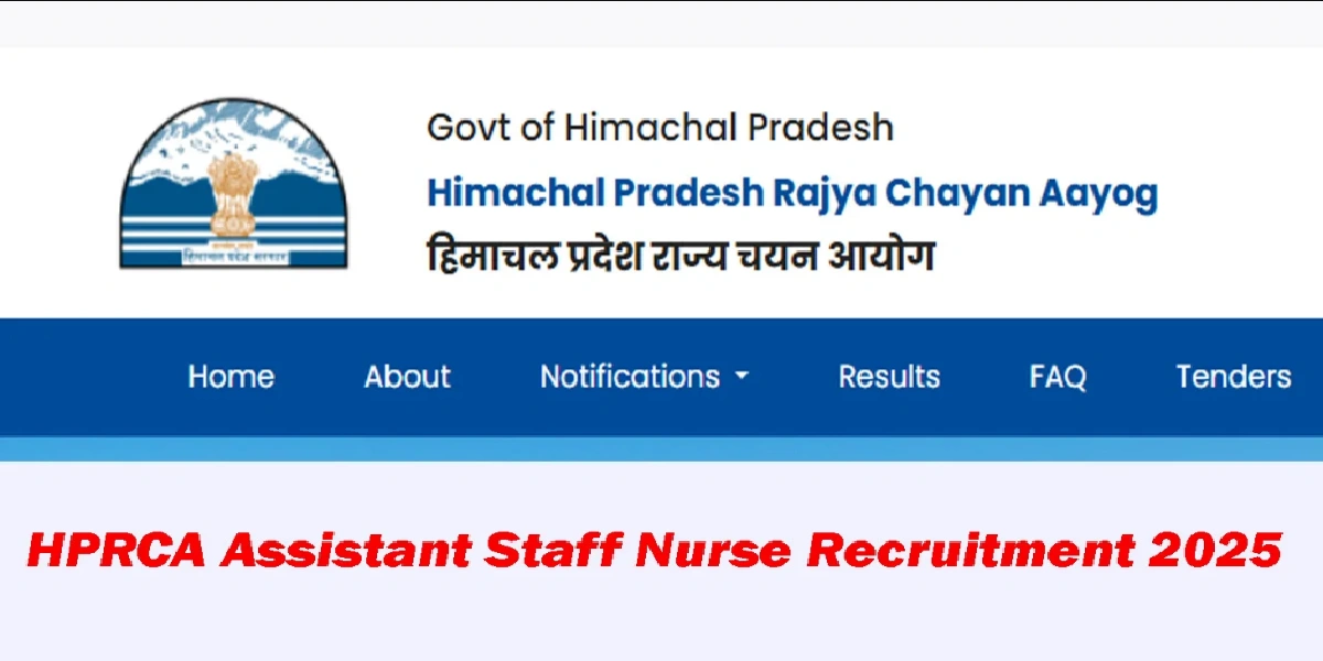 HPRCA Assistsnt staff Nurse online form 2026