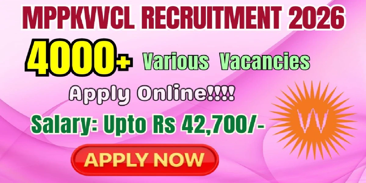 MPPKVVCL Various Vacancies Online Form 2025–2026
