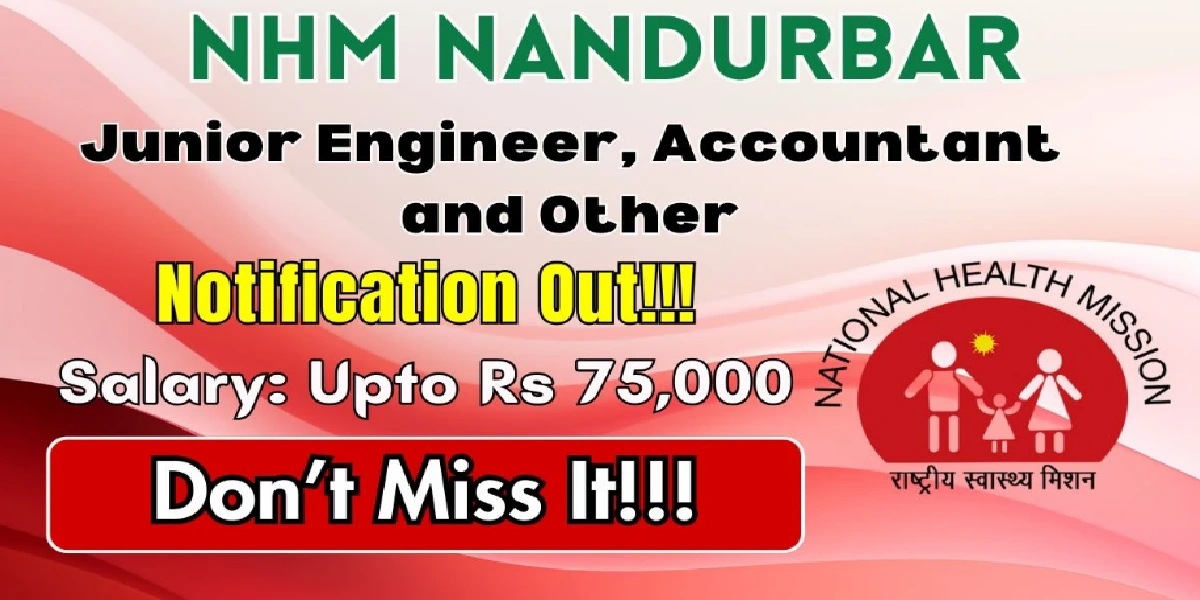 NHM Nandurbar various vacancies offline