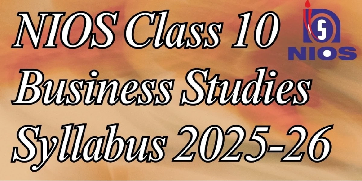 NIOS Syllabus 2025