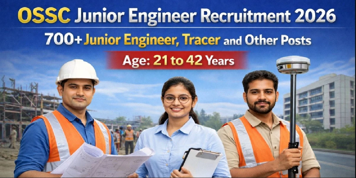 OSSC Junior Engineer Recruitment 2026