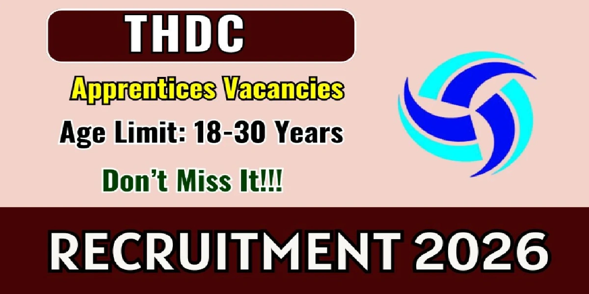 THDC Apprentices Online Form 2026