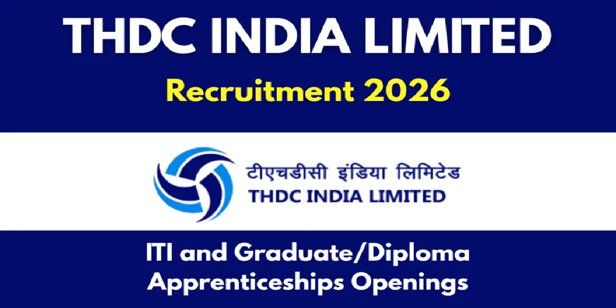 THDC Apprentices Online Form 2026