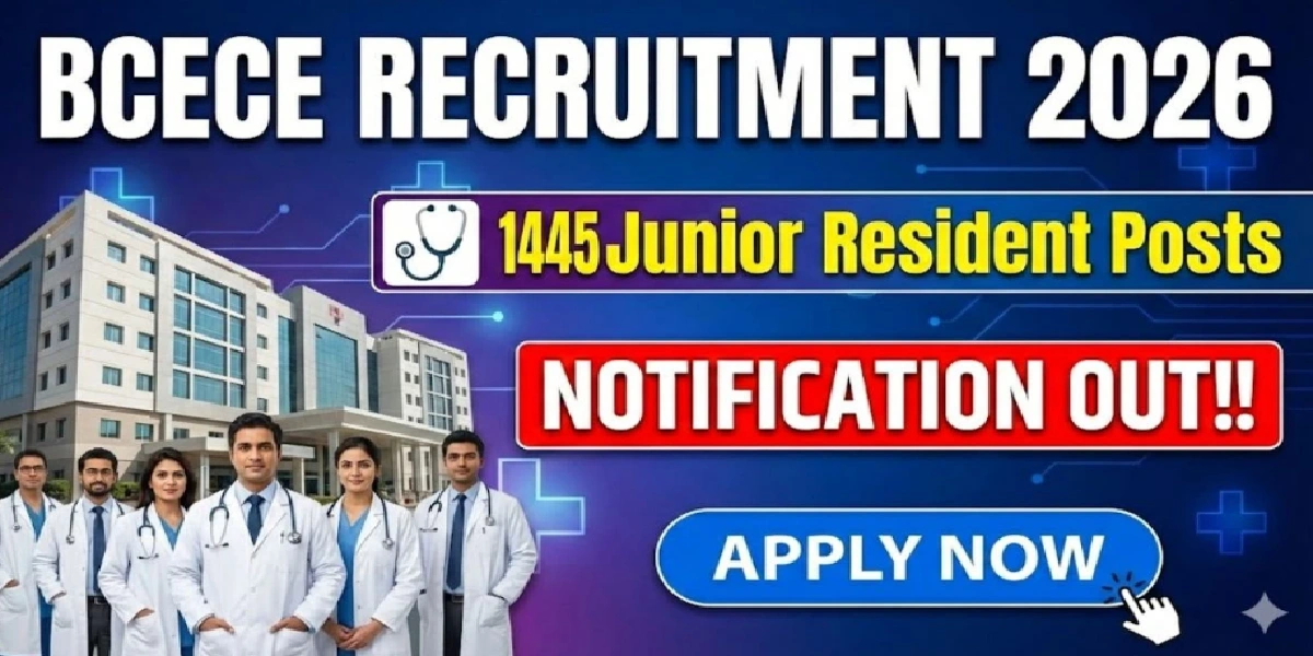 Bihar BCECE Junior Resident Online Form 2026
