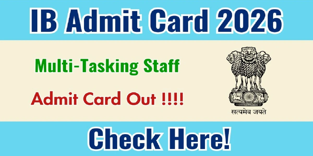 IB MTS Admit Card 2026