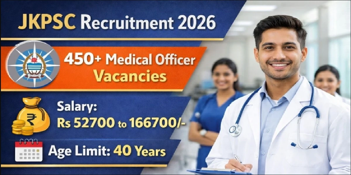 JKPSC Medical Officer Recruitment 2026