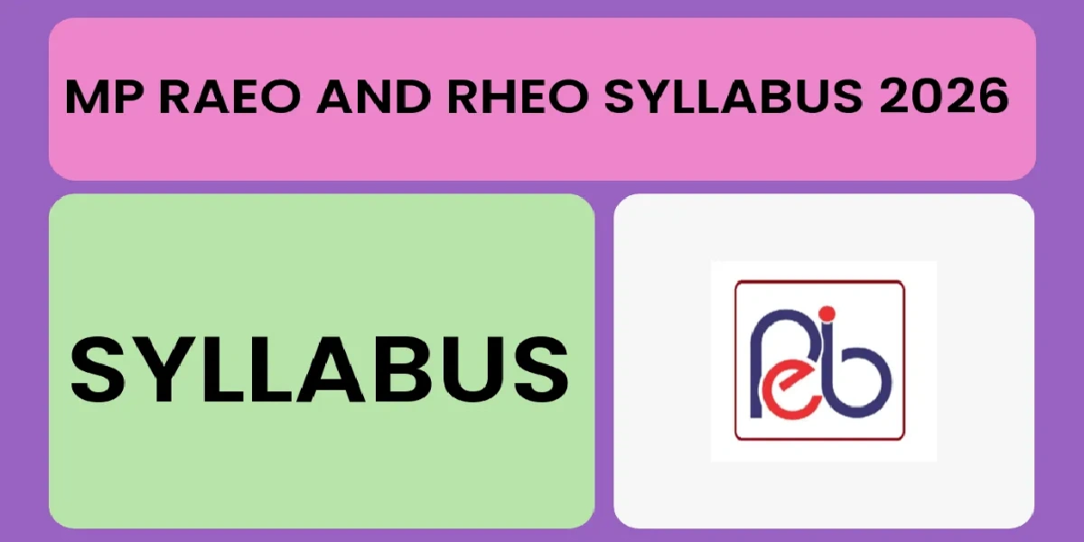 MP RAEO and RHEO Syllabus 2026