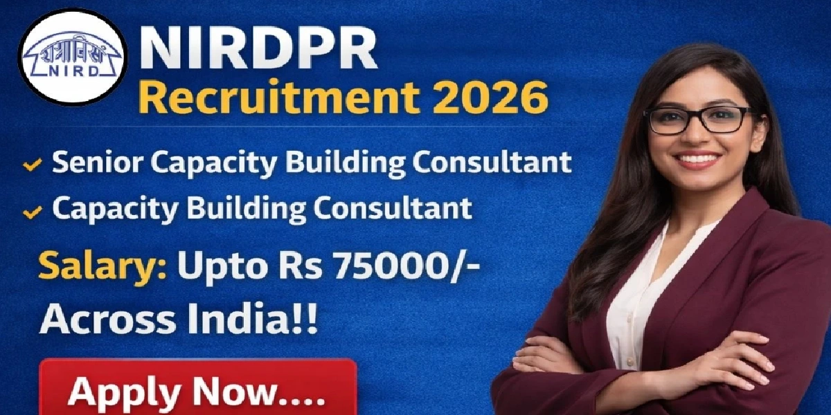 NIRDPR Various Consultant Online Form 2026