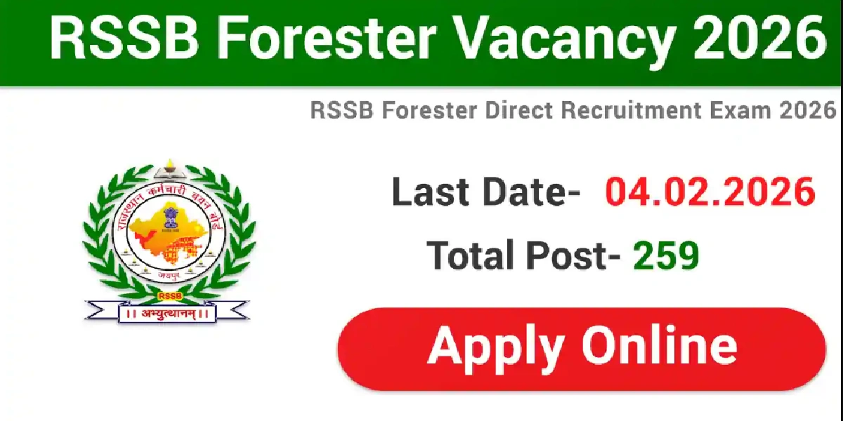 RSSB Forester Online Form 2026