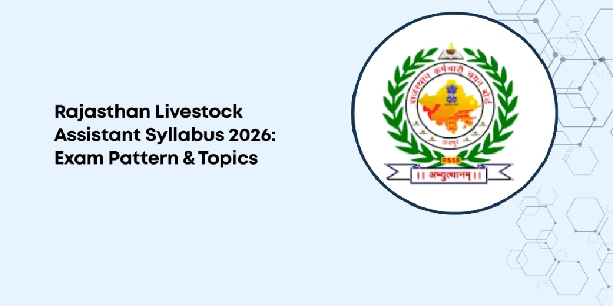 Rajasthan Livestock Assistant Syllabus 2026
