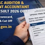 UPSSSC Auditor and Assistant Accountant Final Result 2026