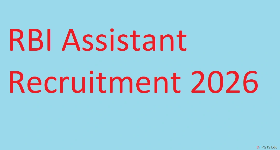 RBI Assistant Recruitment 2026